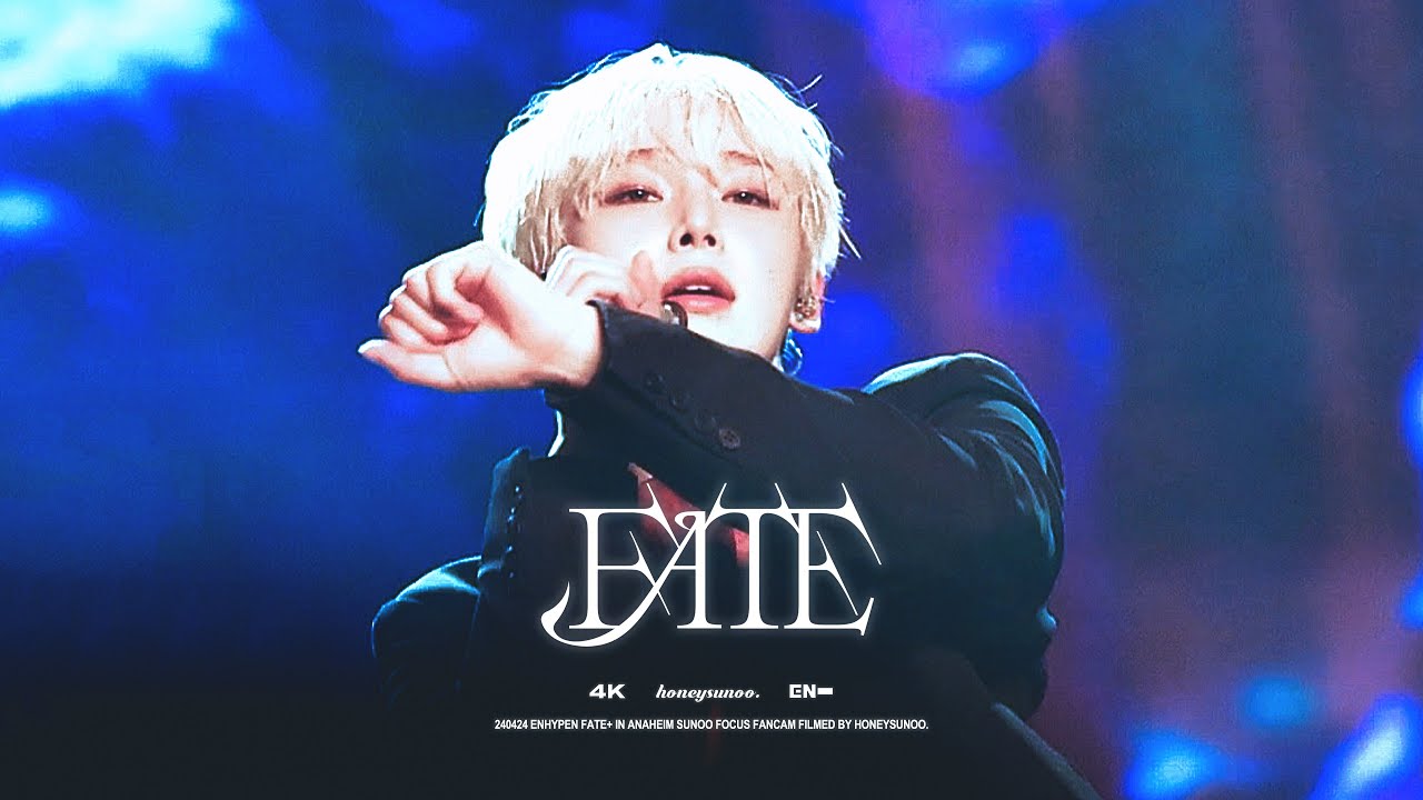 240424 ENHYPEN 'FATE PLUS' IN Anaheim -- FATE /ENHYPEN SUNOO FOCUS/엔하이픈 선우 직캠(fan cam)