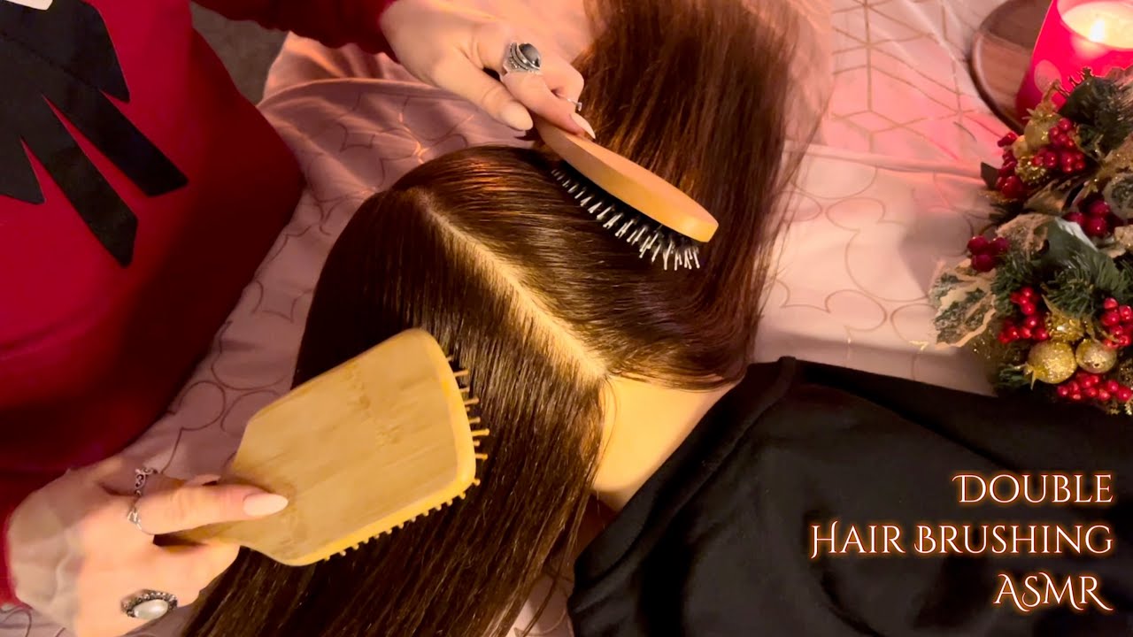 ASMR Relaxing Hair Brushing & Hair Play | Long Nails Hair & Scalp Pampering To Improve Your Sleep
