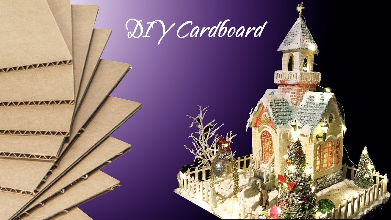 How To Make a Small Cardboard Church