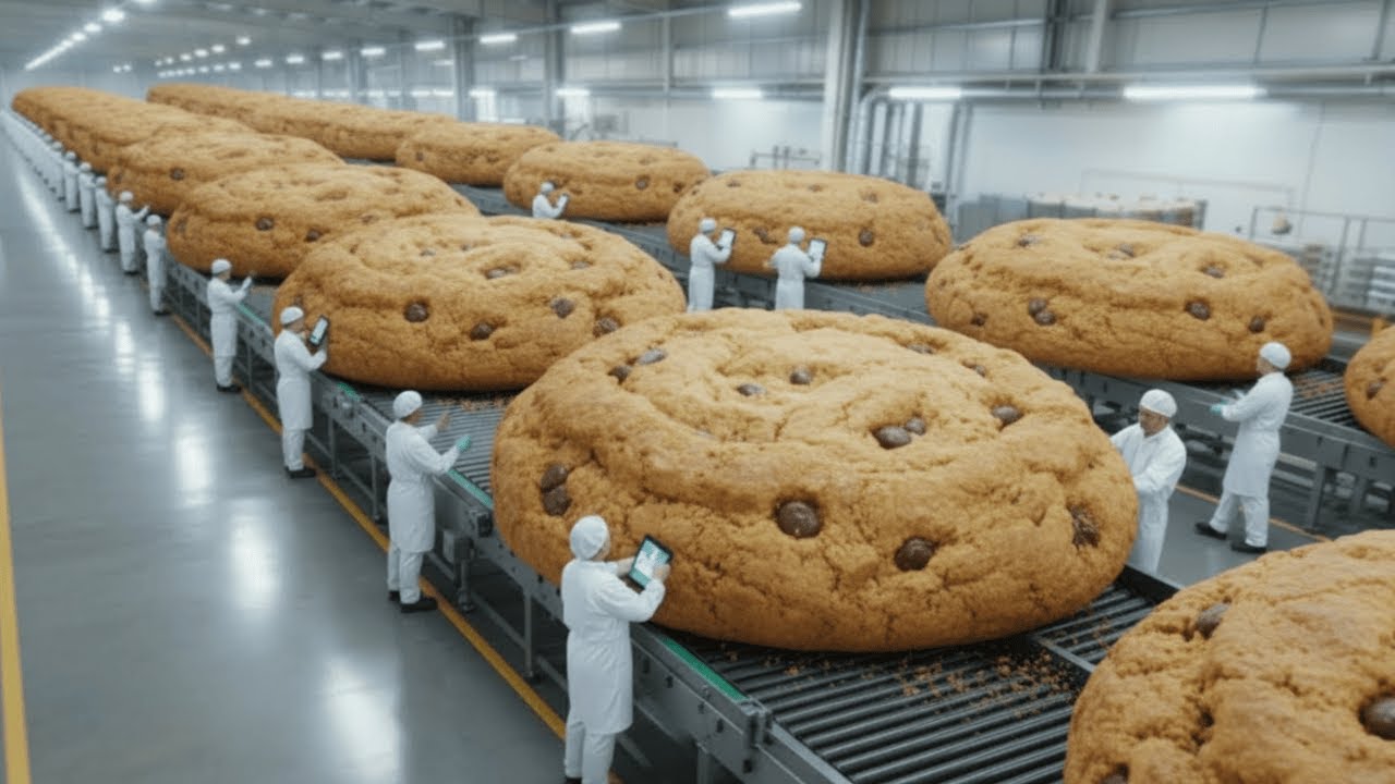 Inside a Modern Biscuit Factory  From Raw Ingredients to Crispy Cookies (Full Process)