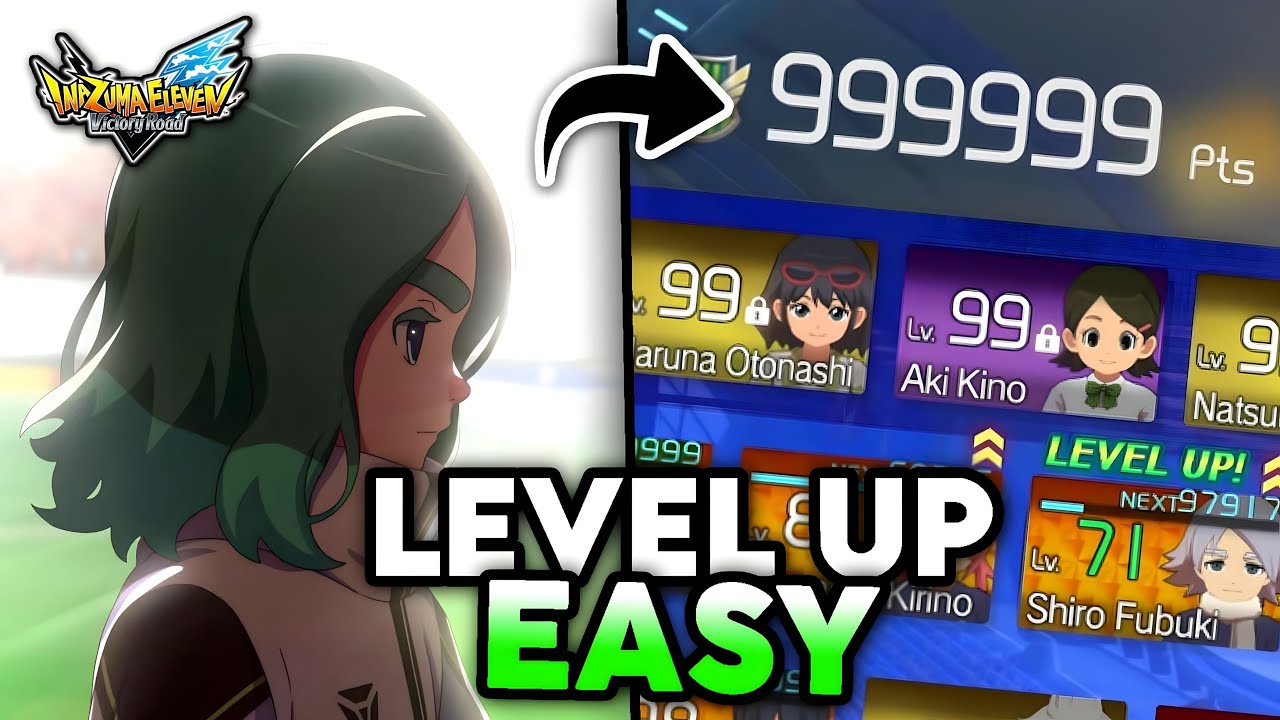 The FASTEST WAYS To LEVEL UP in Inazuma Eleven Victory Road!🤩