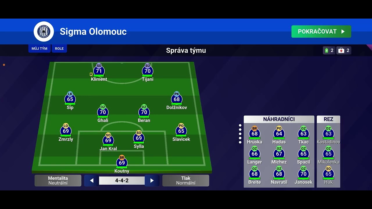 Jsem trenér Olomouce #1