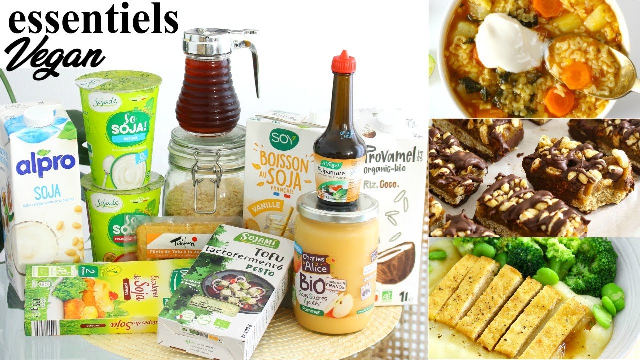 MES PRODUITS & REPAS ESSENTIELS | VEGAN