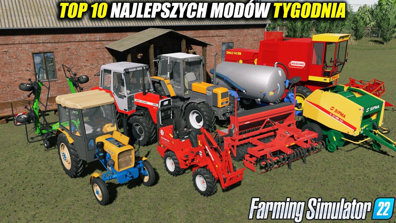 10 NAJLEPSZYCH POLSKICH MODÓW ⭐ FS 22 #71 *Najlepsza Renówka, Ursus C-330, Piękna Sipma Ps1221*