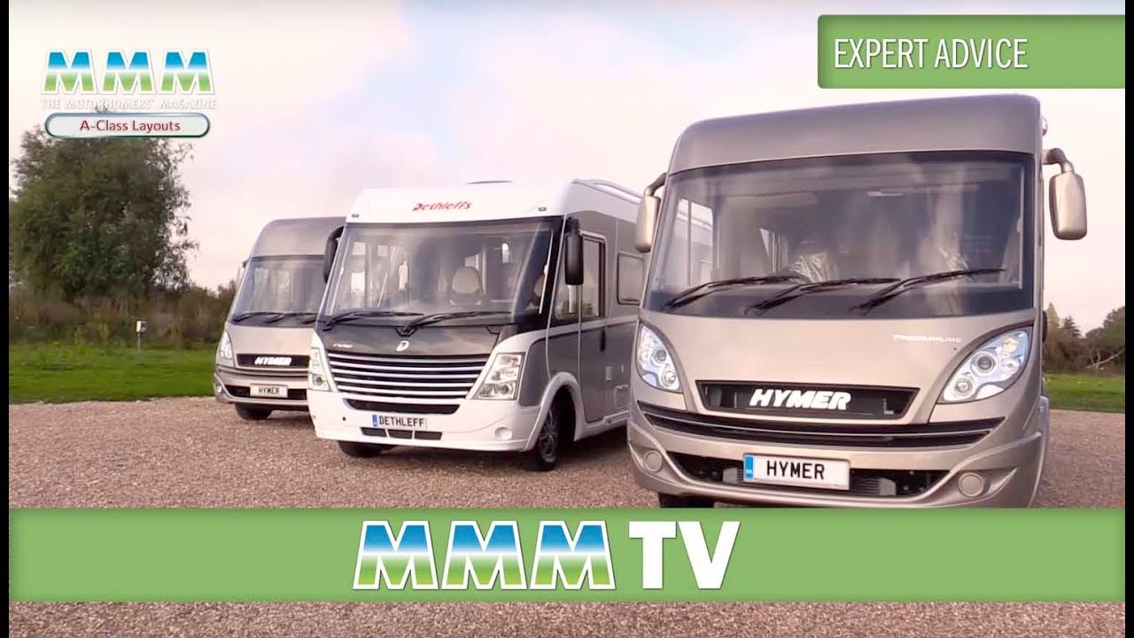 MMM TV expert advice - A-class motorhome layouts explained