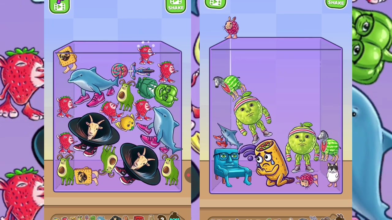Играйте в Merge Fellas в последней версии #игры #mergepuzzle #brainrot