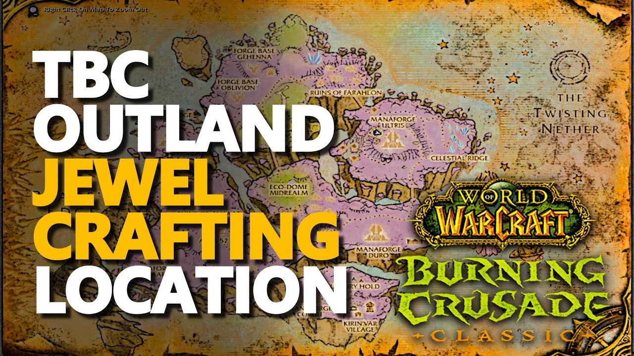 Outland Master Jewelcrafting Trainer TBC Location WoW (Jazdalaad)