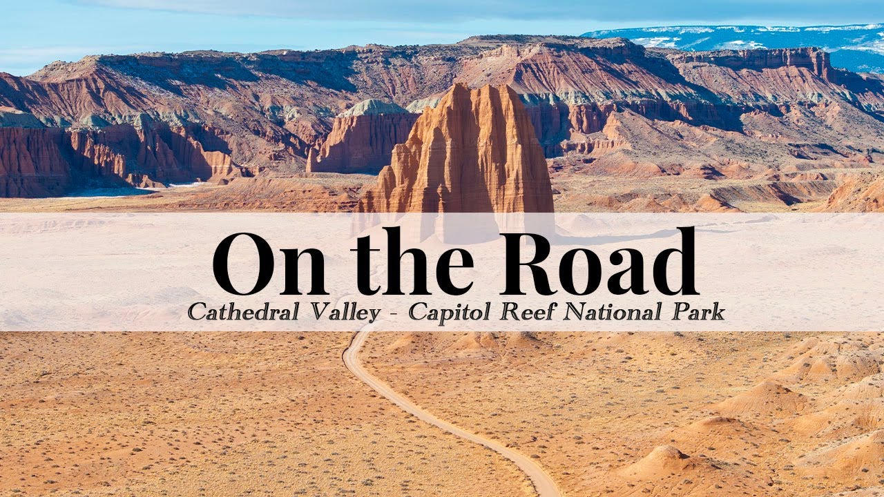 Explore The best unpaved road of Utah ! Cathedral Valley Loop in the Morning - Capitol Reef