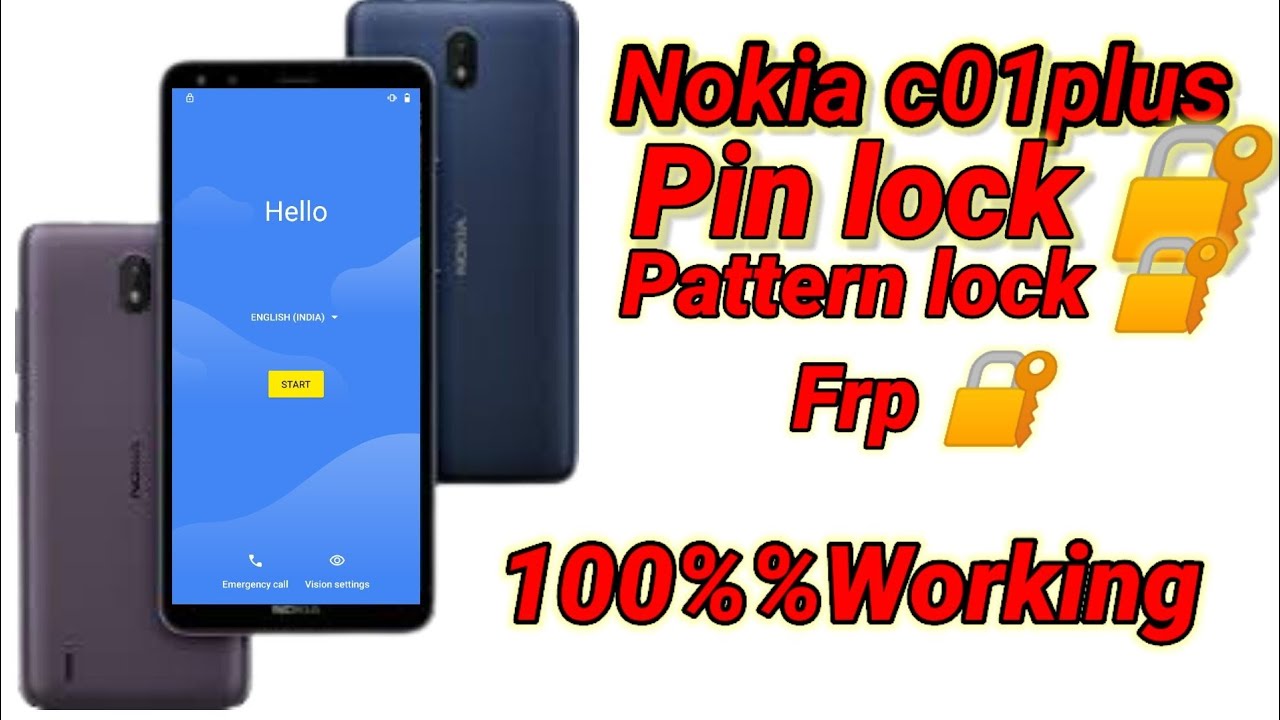 Nokia C01 Plus (TA-1396) Pattern Unlock Hard Reset With unlock tool | New Solution 100% Fix