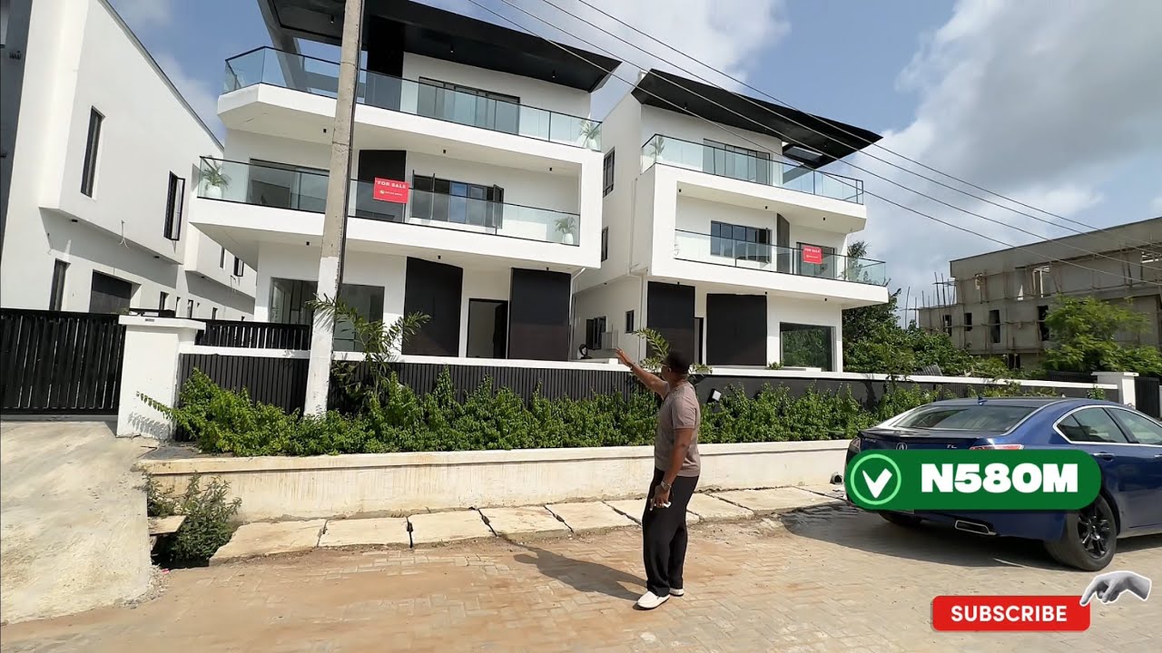 THIS IS WHAT A REAL PUSH GIFT FOR YOUR WIFE LOOKS LIKE😍: INSIDE A STUNNING 5 BEDROOM HOME IN IKOTA 🤯