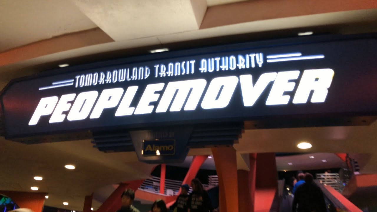 TTA Peoplemover Night Ride in 4K | Magic Kingdom | Walt Disney World