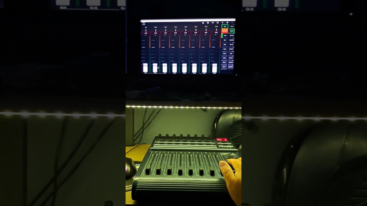 Como usar controlador midi BCF2000 com a ui24r ou qualquer outra mesa de som