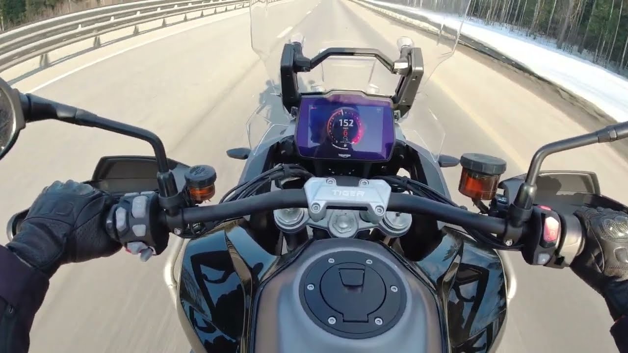 First time riding Tiger 1200 GT Pro