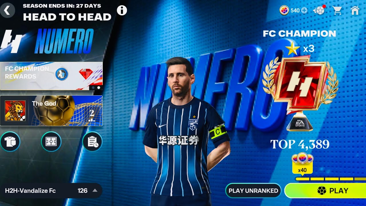 Fc Mobile Head To Head Gameplay🥶Road To 6⭐️