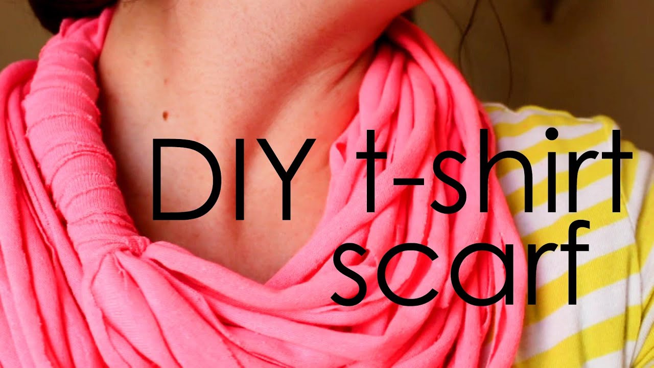 Learn How to Make Infinity Scarf | No Sew T Shirt Scarf Ideas