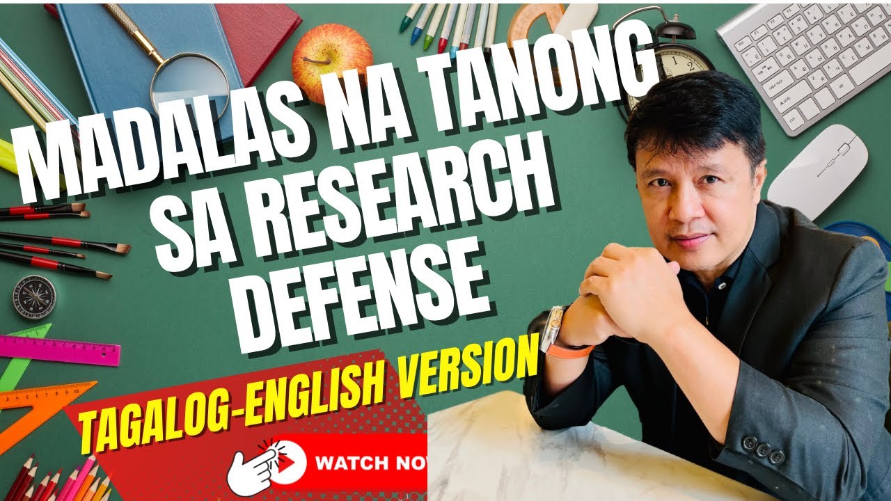 Madalas na Tanong sa Research Defense