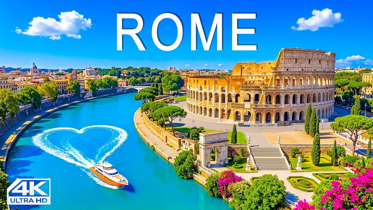 Roma 🇮🇹 4K reisevideo | Italias evige by, historiske gater
