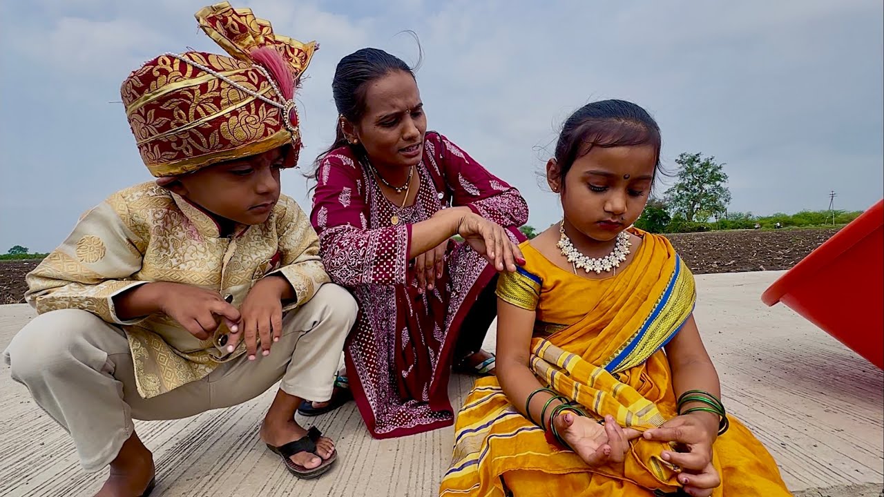 माऊलीची बायको पाणीपुरी खाण्यासाठी रुसून बसली 🫢