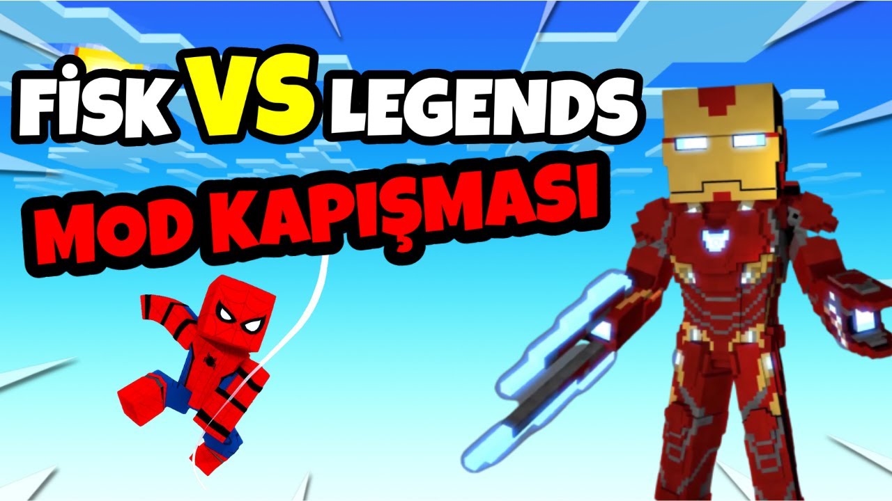 Minecraft [Fisks Super Heroes -LEGENDS] MOD KAPIŞMALARI