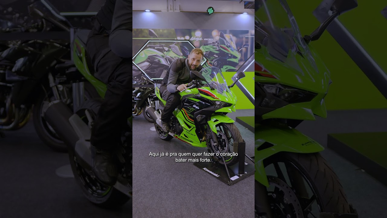 A NOVA LINHA 500 DA KAWASAKI NO FESTIVAL DE INTERLAGOS! #webmotors #festivalinterlagos