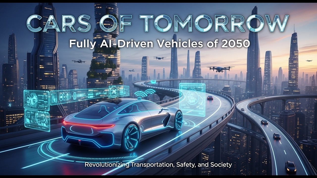 Cars in 2050 – Fully AI-Driven Vehicles Explained 🚗🤖