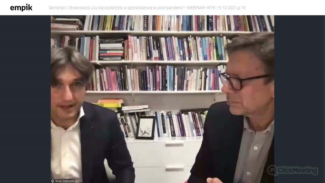&bdquo;Co się wydarzyło w przyw&oacute;dztwie w post-pandemii&rdquo; &ndash; WEBINAR &ndash; Wirtualne Targi Książki - Rozw&oacute;j