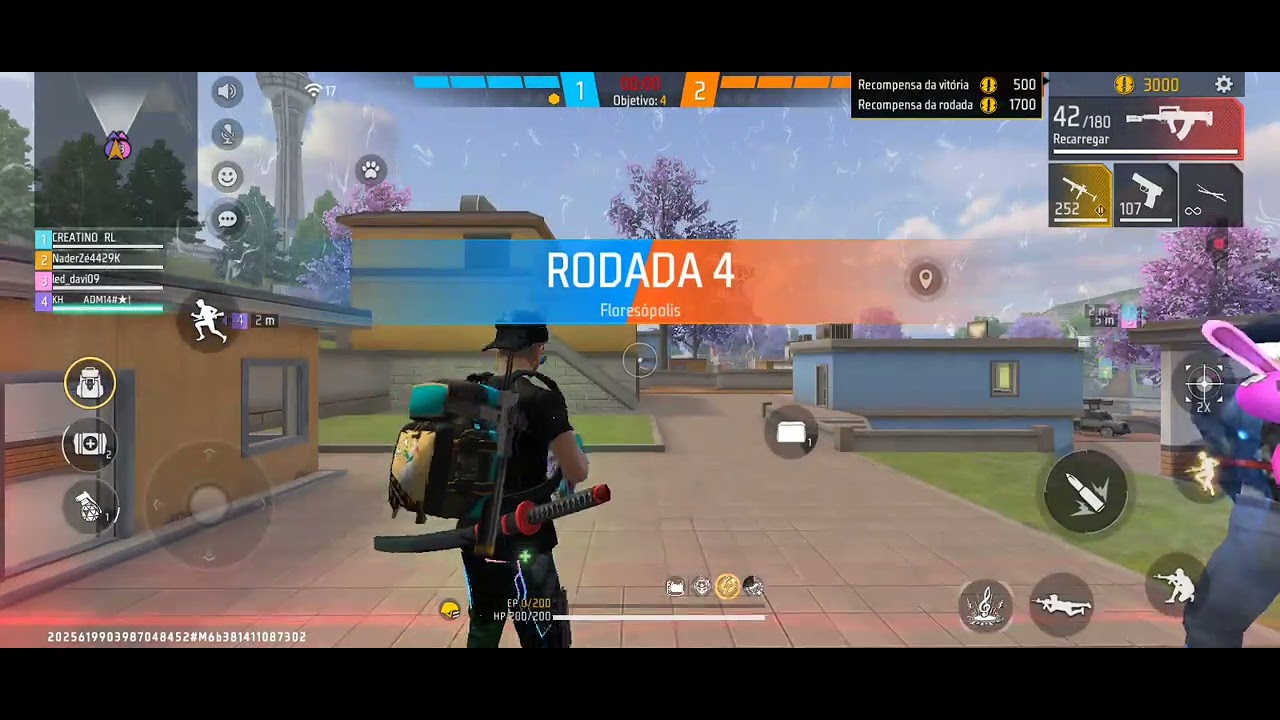 CS free fire Arthur jogando e ele perdeu