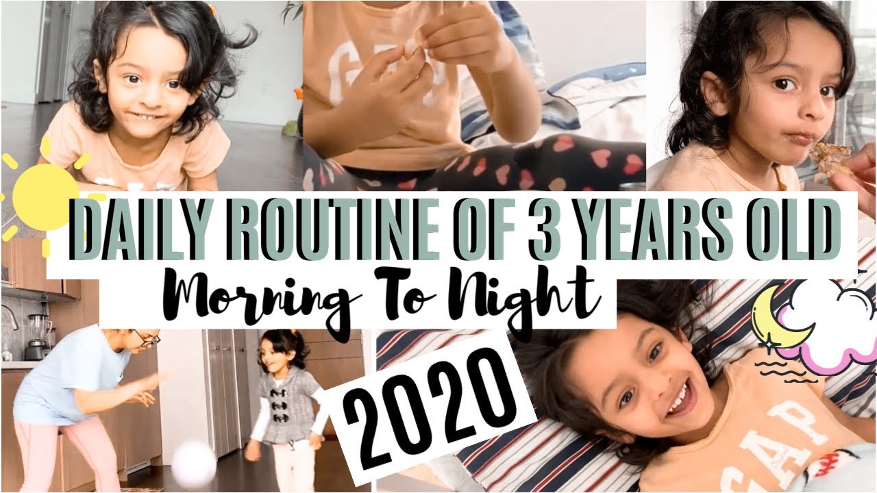 DAILY ROUTINE OF 3 YEARS OLD (Morning to Night) - 2020 | Gautam Pragya