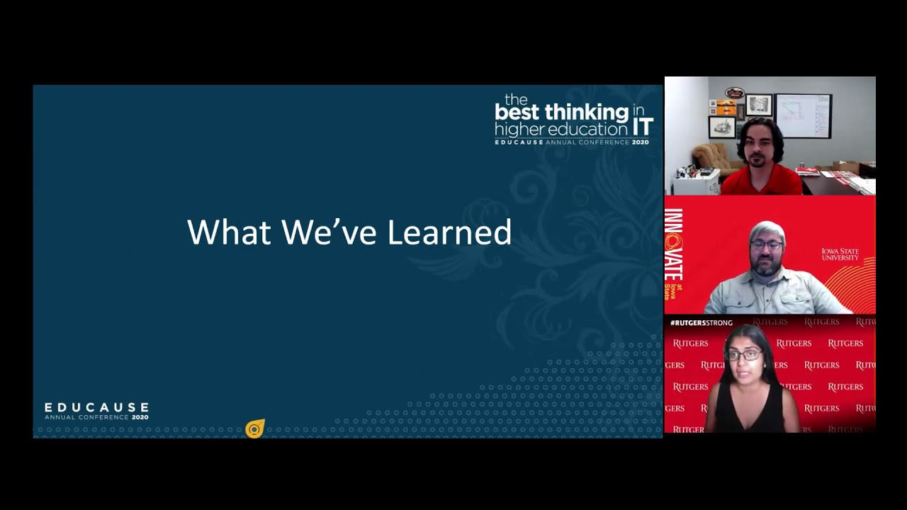 Beyond the Conference: Fostering Connections across Institutions [EDUCAUSE 2020]