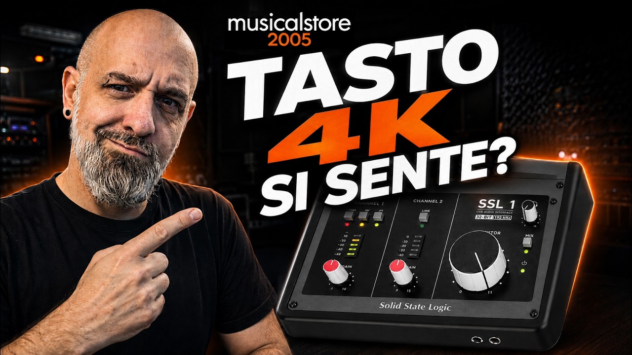 SSL 1 - USB Audio Interface: il suono SSL in una scheda audio compatta? Test 4K su voce e chitarra
