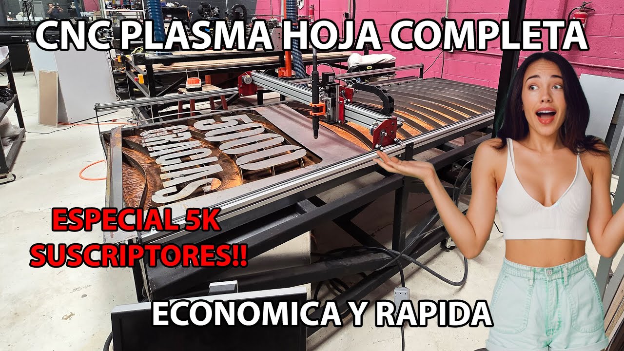 Como Construir un CNC Plasma de Hoja Completa Economico!!