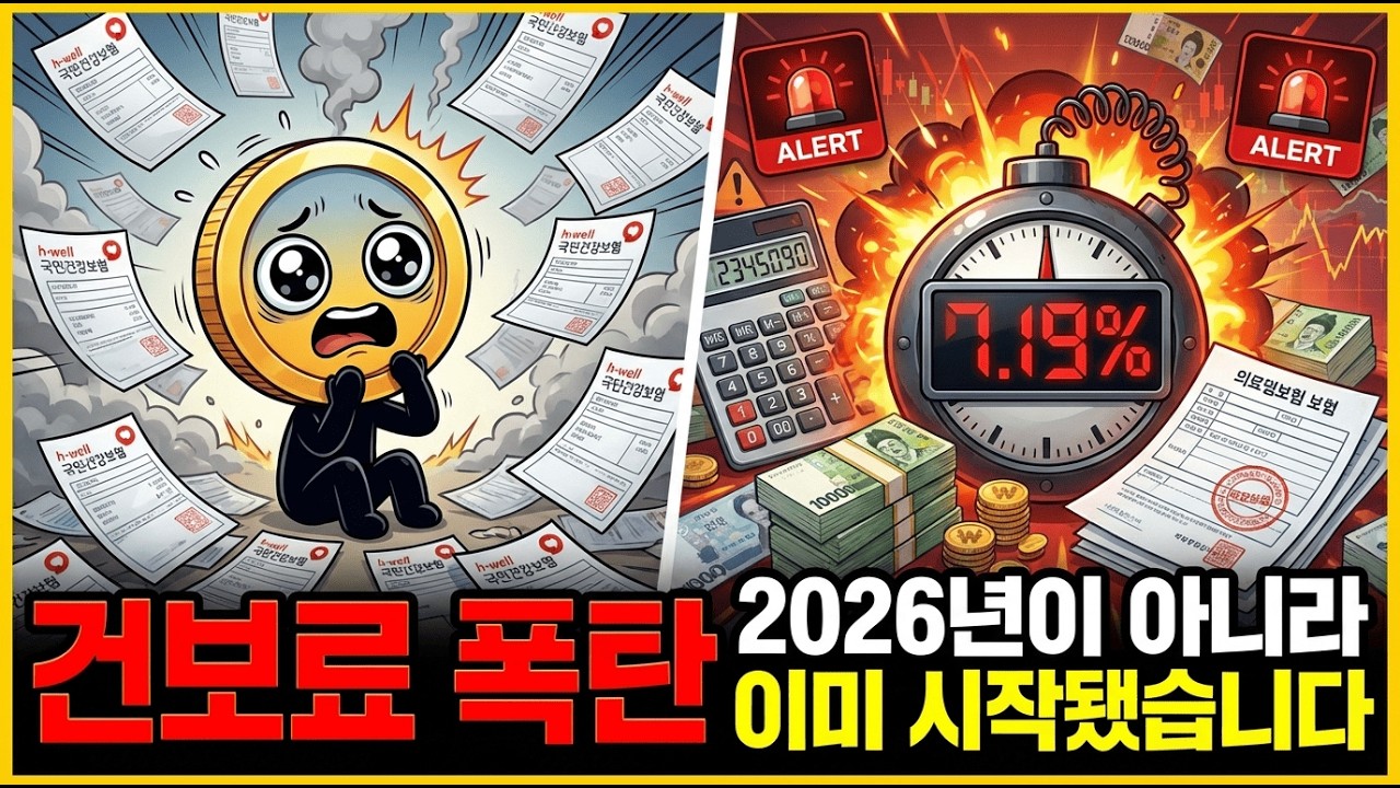 2026년부터 건강보험료 폭탄 맞습니다. 이미 시작됐는데 모르셨죠?