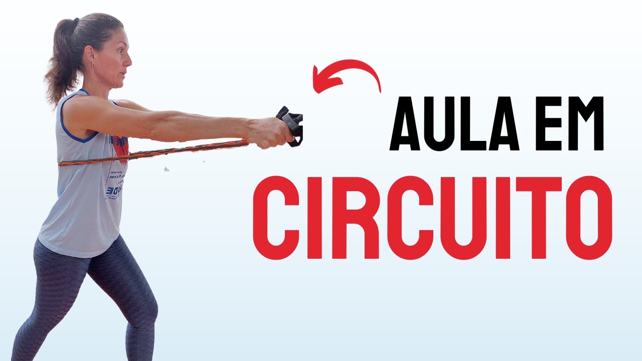 AULA EM CIRCUITO! PARA IDOSOS E INICIANTES!