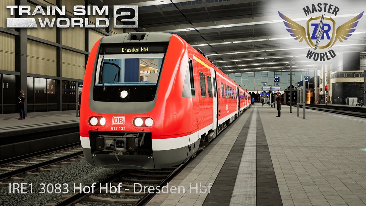 IRE1 3083 Hof Hbf - Dresden Hbf - Tharandter Rampe - BR 612 - Train Sim World 2