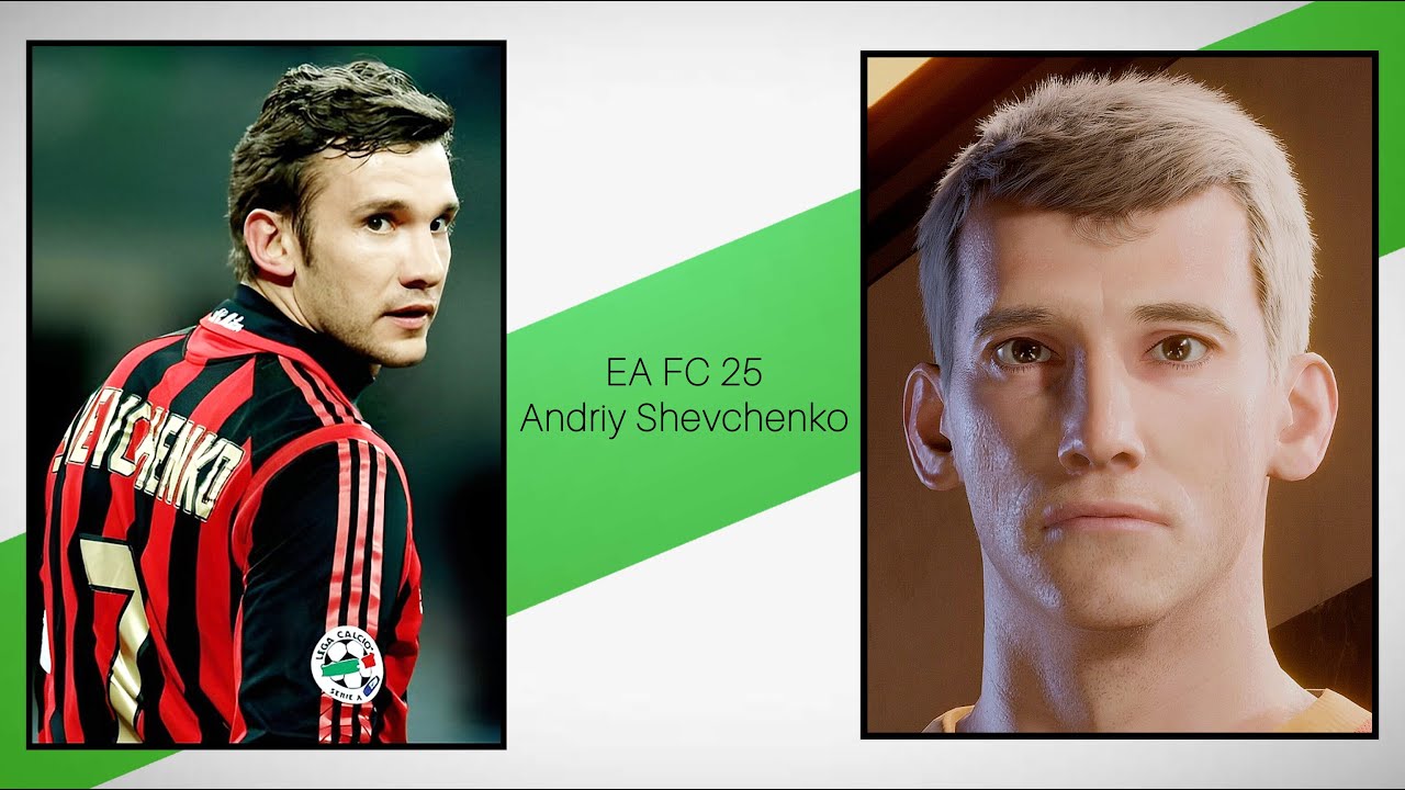 EA FC 25 - Pro Clubs | Andriy Shevchenko AC Milan/Ukraine Legend | Face Creation + Stats | ICON