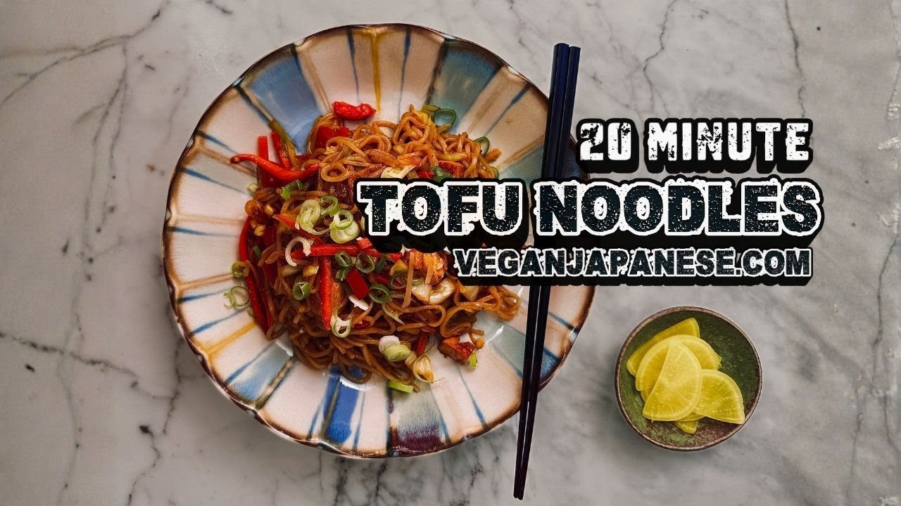 How To Make Tofu Noodles In 20 Minutes!