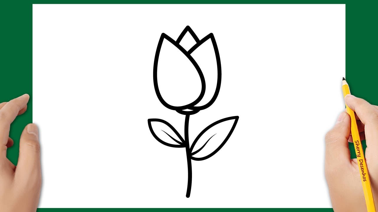 COMO DESENHAR UMA FLOR F&Aacute;CIL