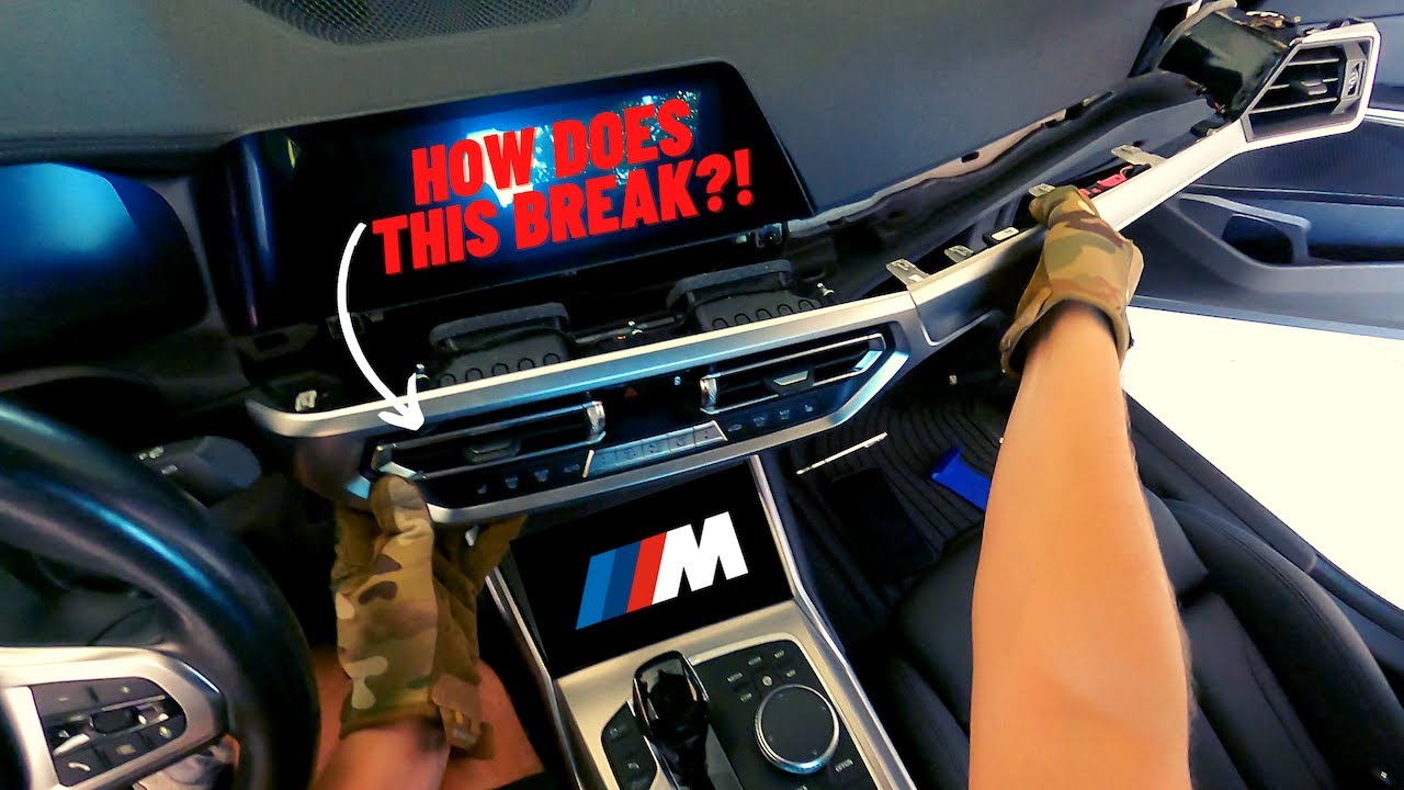 СНЯТИЕ ПРИБОРНОЙ ПАНЕЛИ | Ремонт BMW M340i
