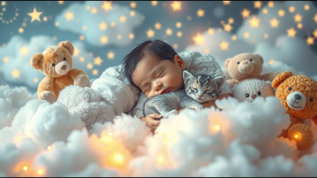 Mozart Lullaby Magic: 4 HR Baby Sleep (Instant Calm & Deep Dreams)