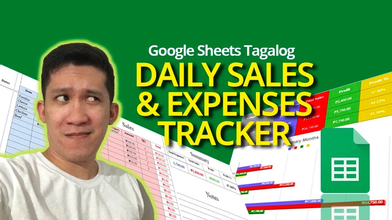 FREE Daily Sales & Expenses Tracker Para Sa Negosyo Mo - Google Sheets Template