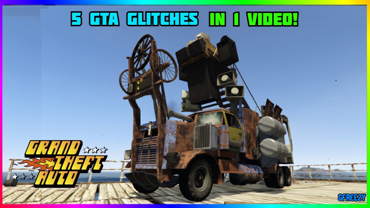 BEST GTA GLITCHES IN UNDER 10 MINUTES! 5 GTA GLITCHES IN 1 VIDEO! (GTA ONLINE GLITCH)