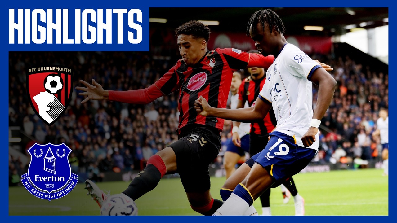 BOURNEMOUTH v EVERTON | Premier League highlights