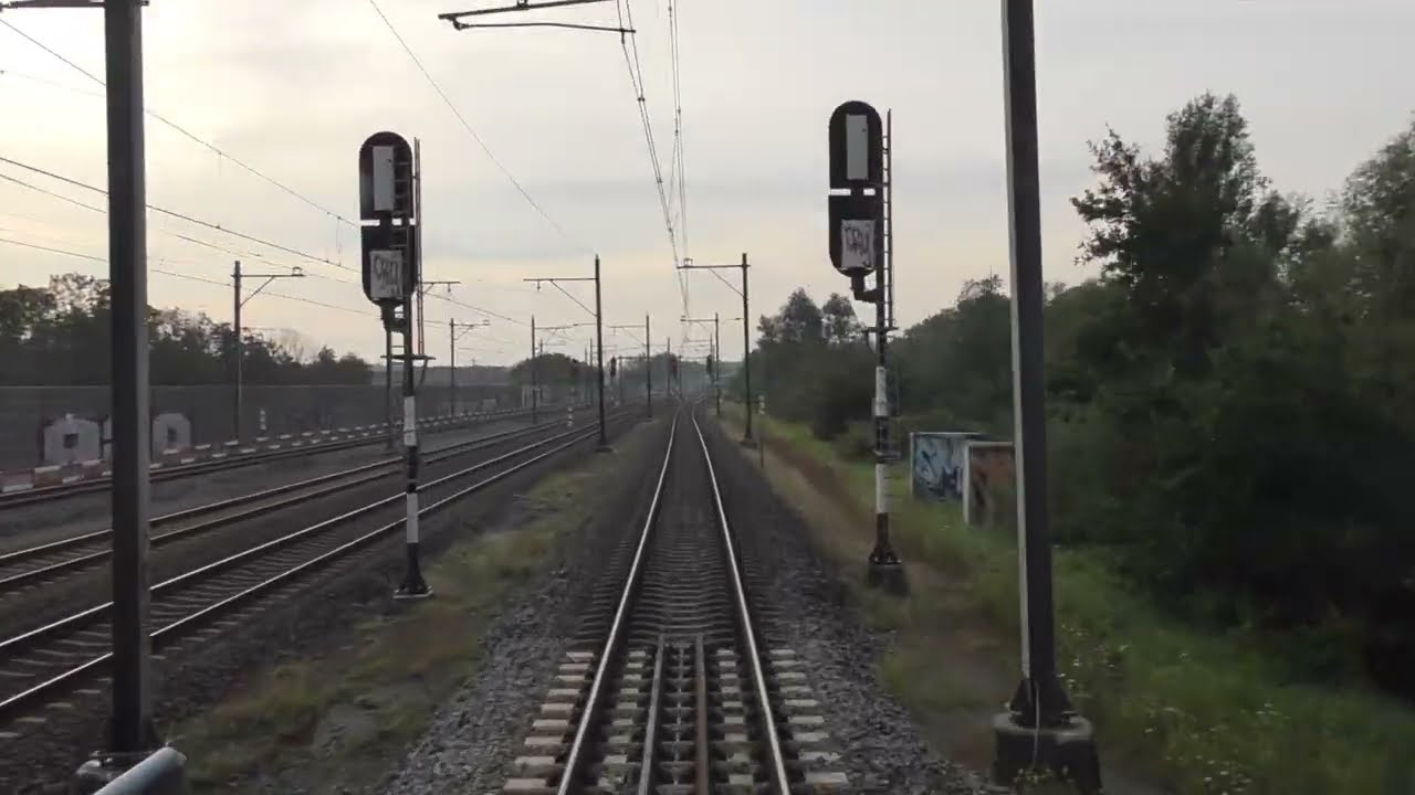 Поездка с машинистом из Амстердама в Алмере.