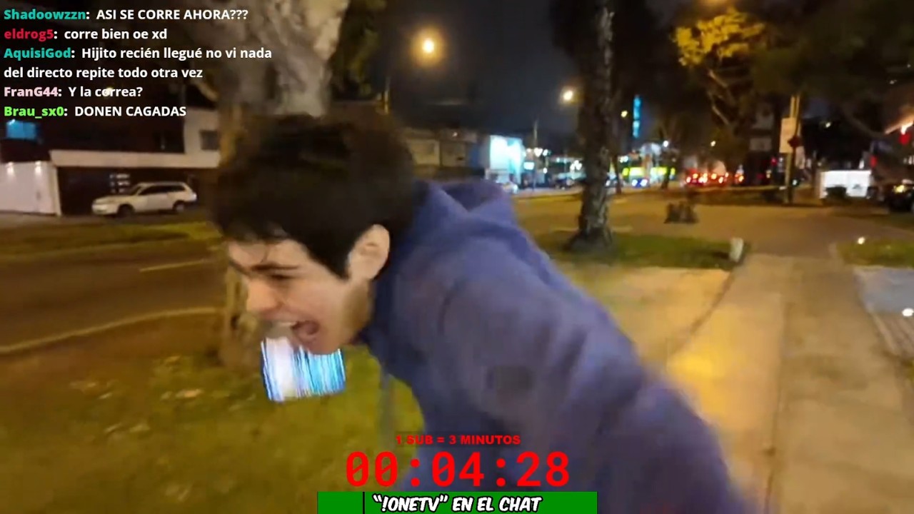 IRL CORRIENDO Por SUBS En las CALLES | Sacha Live 17-11-2024