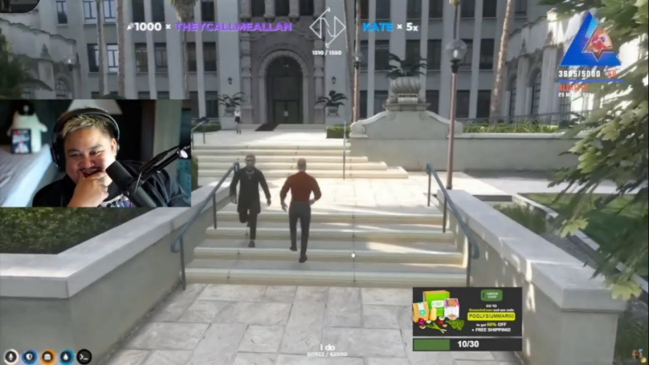 Lysium Reacts to Buddha & Nick Simone Passing Each Other at City Hall | NoPixel