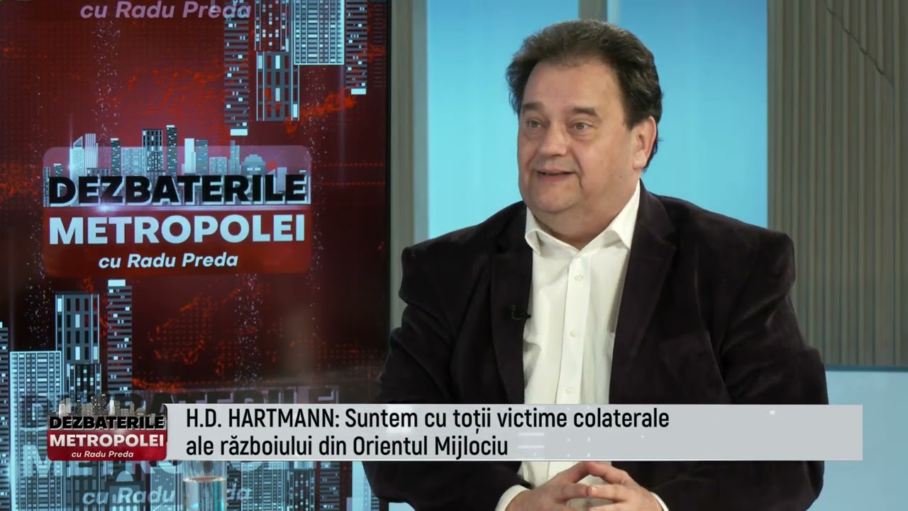 H.D. HARTMANN: Suntem victime colaterale ale războiului din Orientul Mijlociu | @Metropola TV