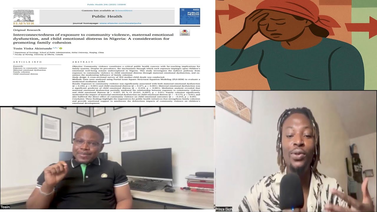 SSRG Research Stories | Impact of Exposure to Community Violence on Children with Dr. Akintunde