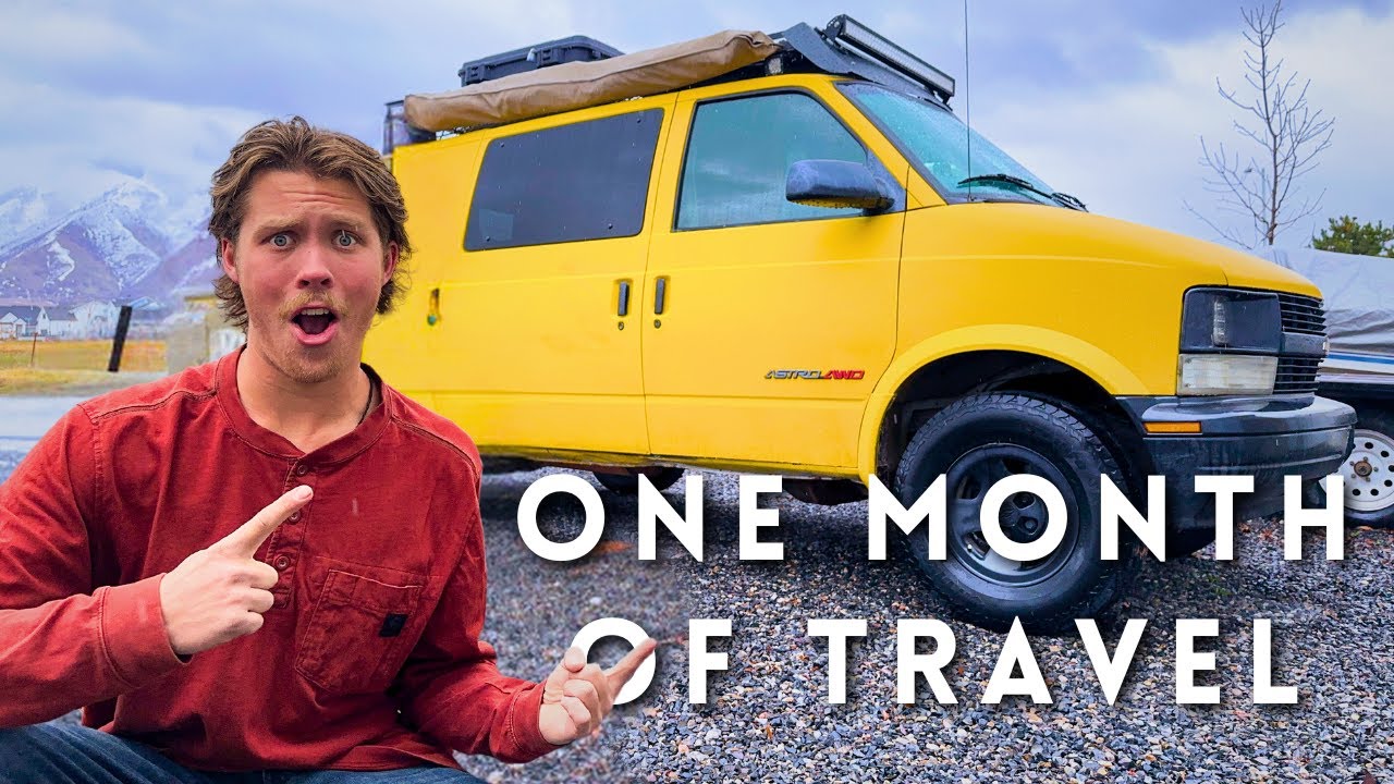 Astro Van Conversion Build Tour - After One Month of Travel