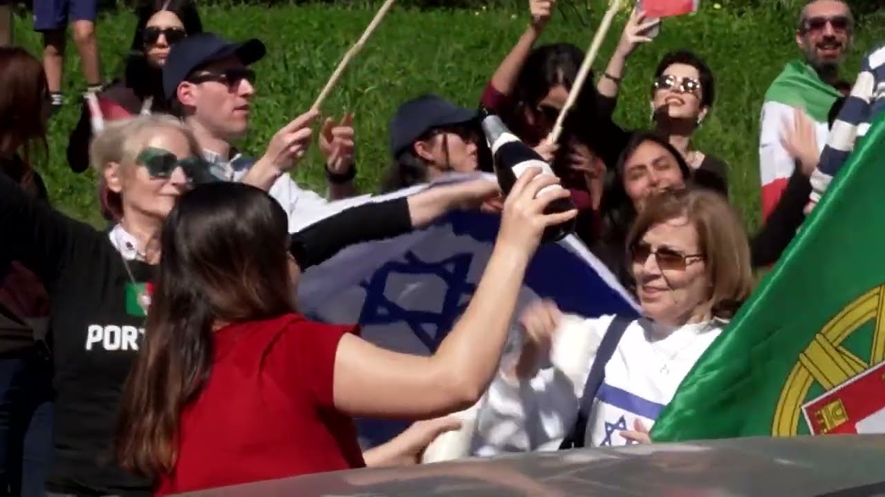 Iranians across Europe celebrate killing of Khamenei