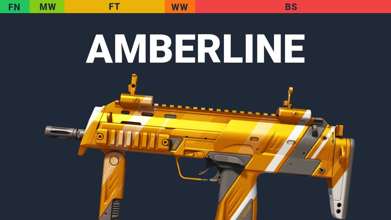 MP7 Amberline - Skin Float And Wear Preview